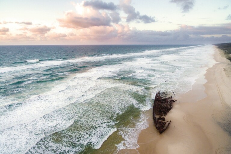 昆士蘭費沙島的瑪希諾沉船©昆士蘭旅遊及活動推廣局