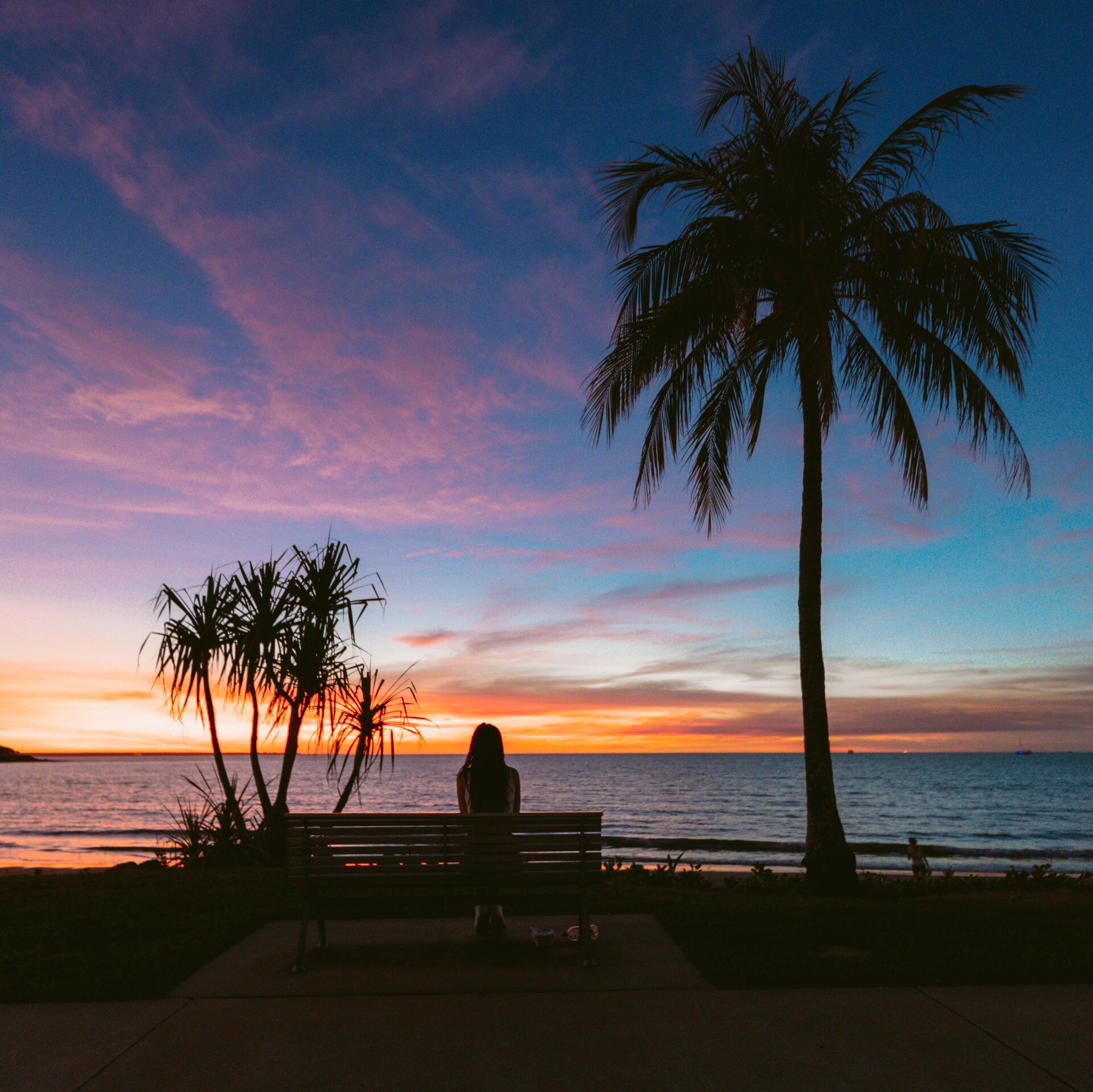 達爾文海灘的日落©澳洲旅遊局/澳洲航空公司