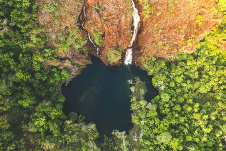 北領地李治菲特國家公園雲芝瀑布（Wangi Falls）©北領地旅遊局Dan Moore