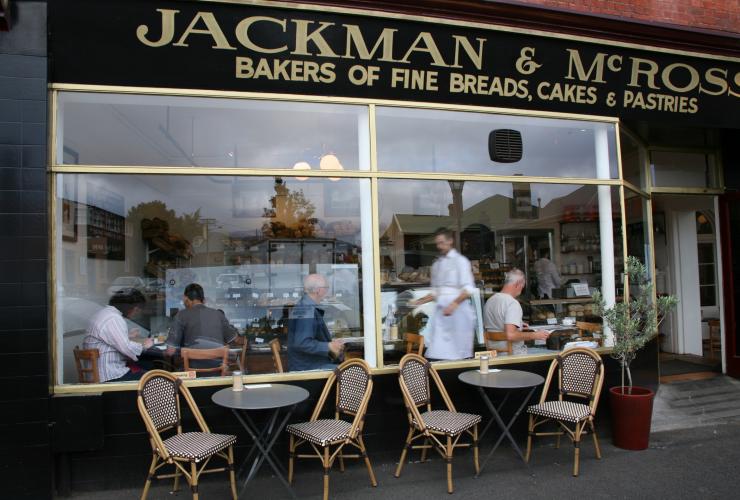 塔斯曼尼亞荷伯特的Jackman & McRoss Bakery©塔斯曼尼亞旅遊局/Gabi Mocatta