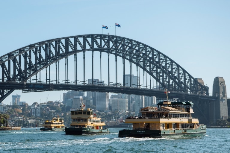 新南威爾士州悉尼的悉尼渡輪（Sydney Ferries）©新南威爾士州旅遊局