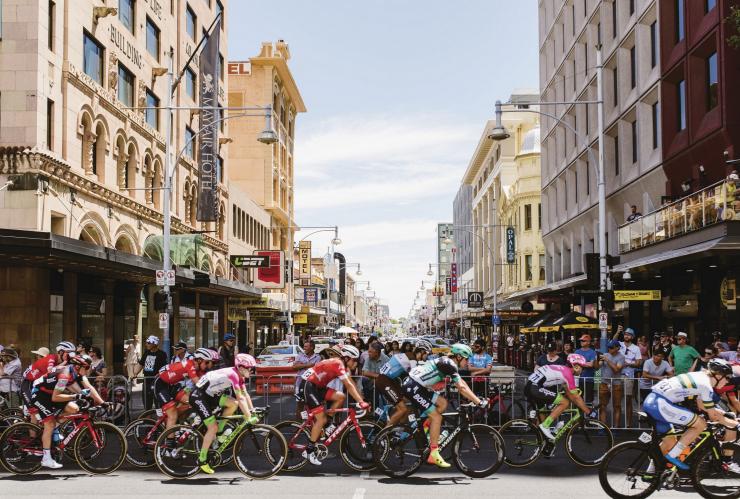 南澳州阿德萊德，阿德萊德街頭賽道，澳洲國際單車賽©南澳州旅遊局