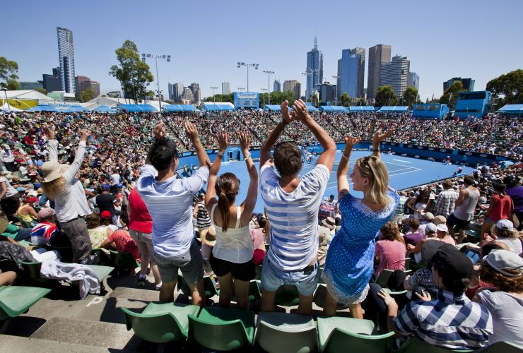 維多利亞墨爾本的澳洲網球公開賽©Tennis Australia