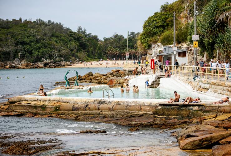 新南威爾士悉尼曼利的曼利樹蔭仙子海洋泳灘©新南威爾士州旅遊局