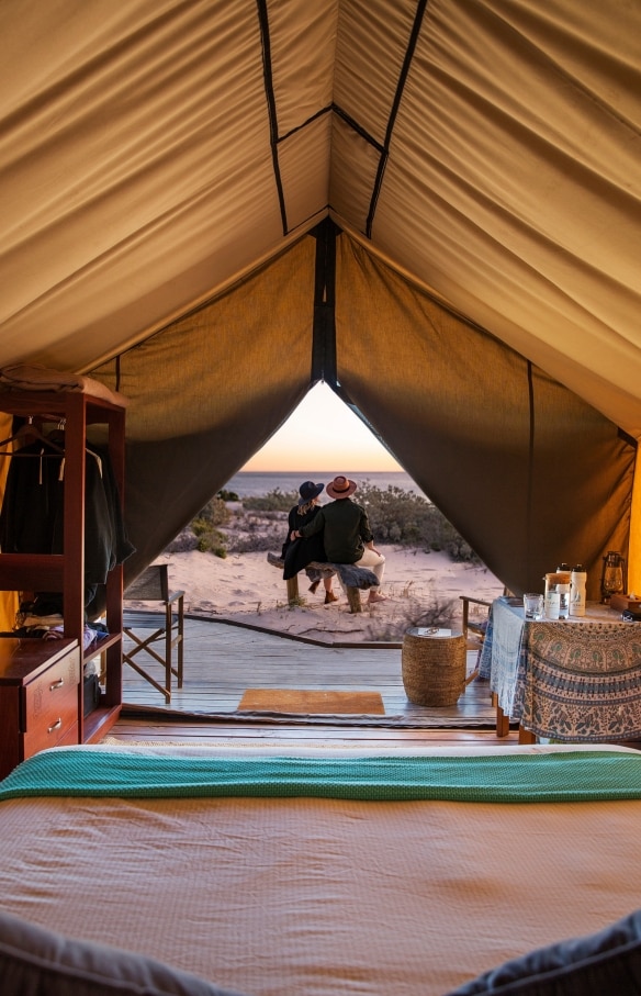 西澳州寧格魯珊瑚礁的Sal Salis©薩爾薩利斯寧格魯珊瑚礁