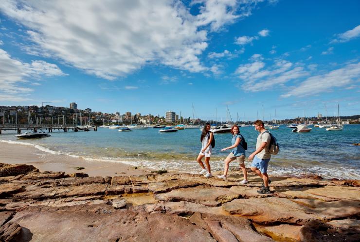 新南威爾士悉尼的曼利至斯比特橋沿海步行徑©新南威爾士州旅遊局