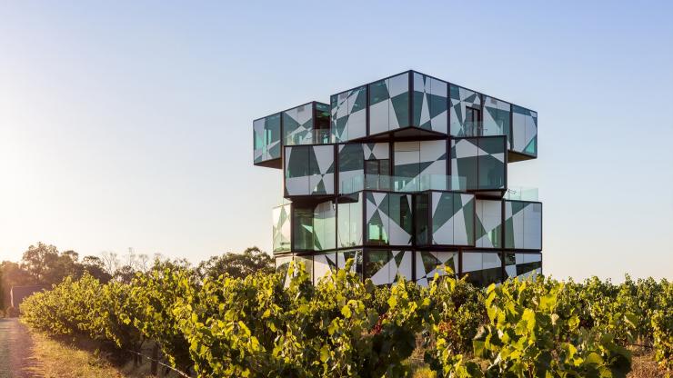 d'Arenberg Cube, McLaren Vale, Australie du Sud © d'Arenberg Cube