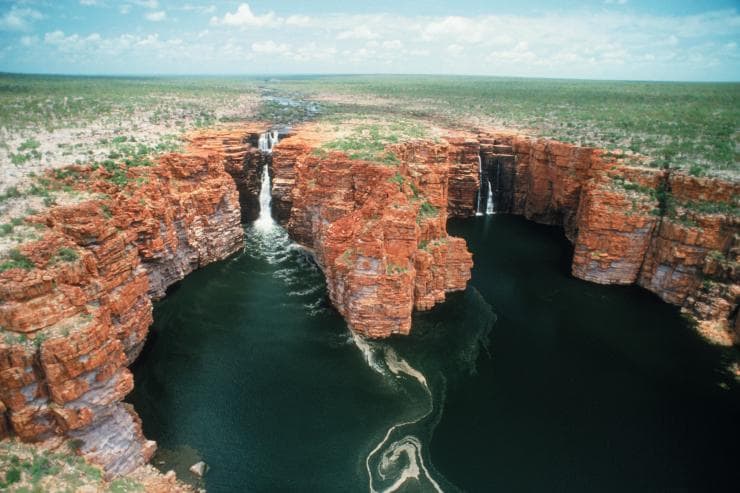 King George Falls, Kimberley coast, WA © Tourism Western Australia