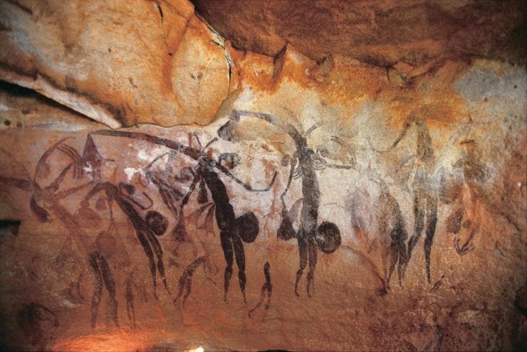 Gwion Gwion Aboriginal rock art, near Kimberley Coastal Camp, Western Australia © Tourism Western Australia