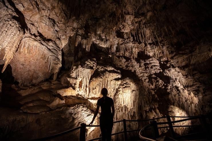 Inside Ngilgi Cave, Yallingup, WA © Tourism Australia