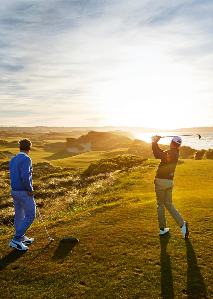 Barnbougle Lost Farm Golf Links, Bridport, Tasmanien © Tourism Australia