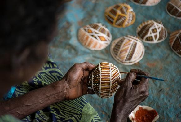 Tiwi Design, Tiwi Islands, Northern Territory © Tourism NT/Shaana McNaught