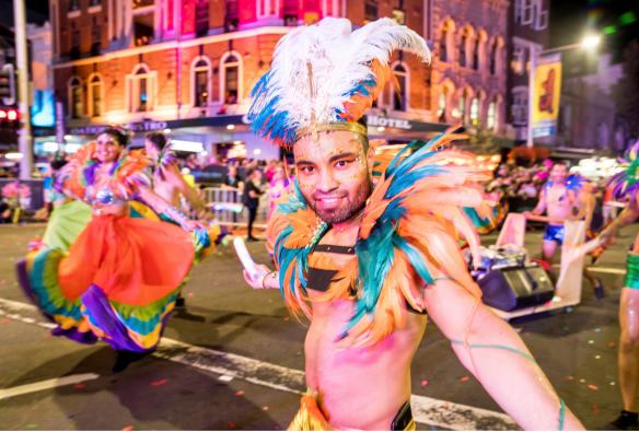 Sydney Gay and Lesbian Mardi Gras, Darlinghurst, Sydney, New South Wales © Jeffrey Feng