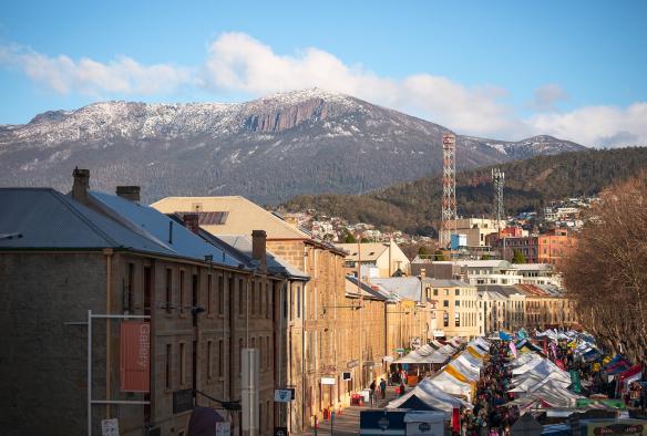 Salamanca Market, Hobart, Tasmanien © Daniel Tran