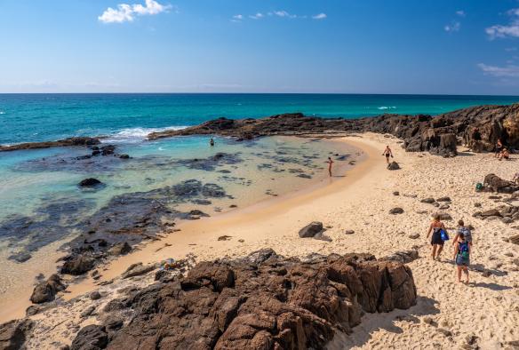 Champagne Pools, K’gari, Queensland © Tourism Australia