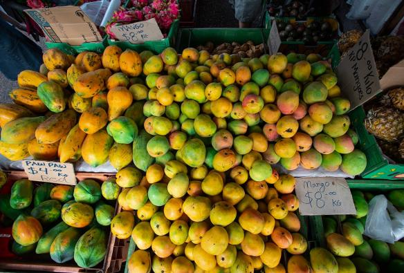 Fresh produce at Parap Markets, Darwin, Northern Territory © Tourism Australia/Nicholas Kavo