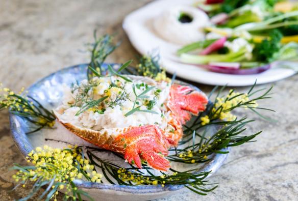 Plated seafood dish at Savour the Tweed, Tweed region, New South Wales © Savour the Tweed