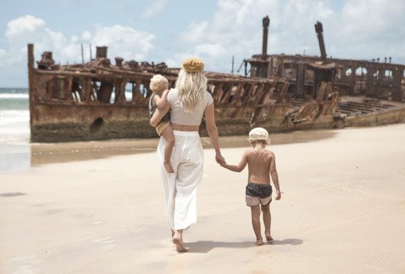 S.S. Maheno, K’gari, Queensland © Tourism and Events Queensland