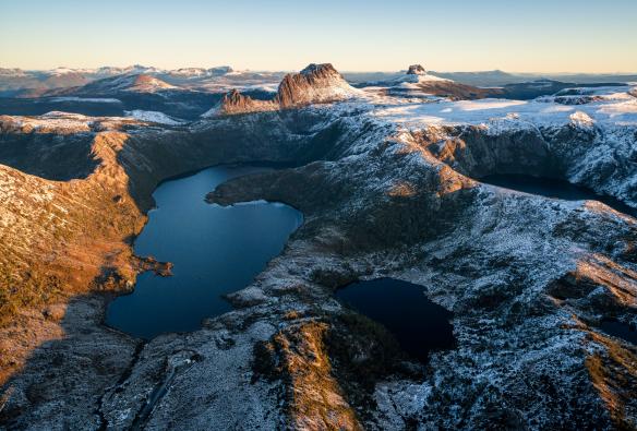 Dove Lake and Crater Lake, Cradle Mountain, Tasmania © Luke Tscharke
