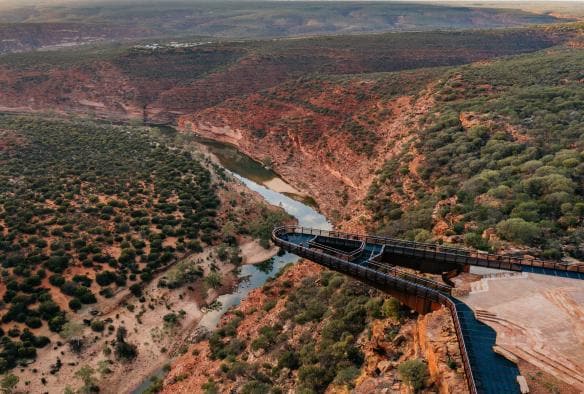 Kalbarri Skywalk, Kalbarri National Park, Western Australia ©  Tourism Western Australia