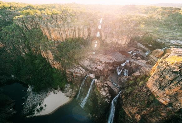 Twin Falls, Kakadu, Northern Territory © Tourism NT/Jewels Lynch