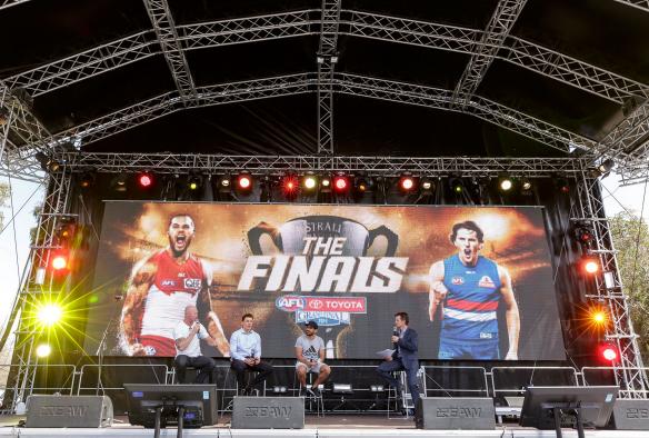 AFL Grand Final Live Site, Melbourne, Victoria © AFL Media