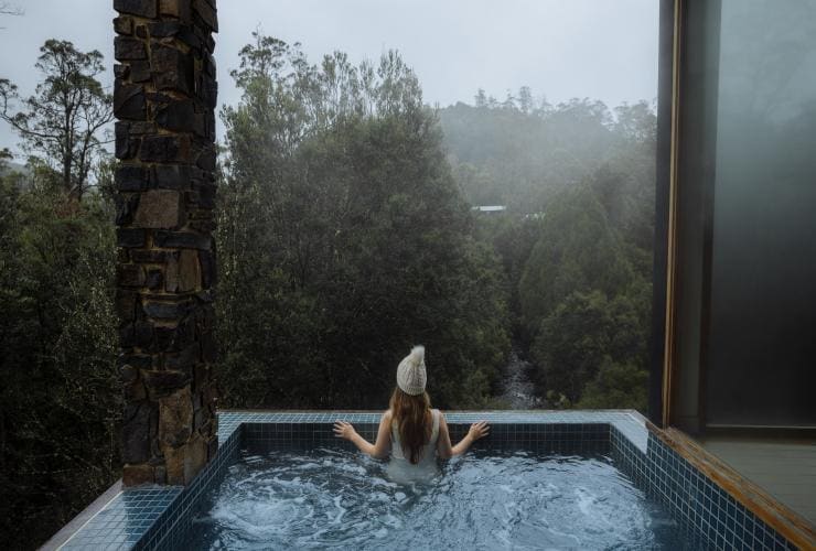 Waldheim Alpine Spa, Cradle Mountain Lodge, Cradle Mountain, Tasmania © Emilie Ristevski