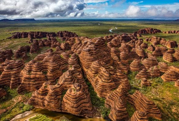 The Bungle Bungle Range, Purnululu National Park, WA © Sean Scott