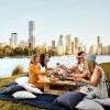 Kangaroo Point picnic, Brisbane, QLD © Brisbane Marketing