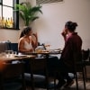 Couple dining at Dier Makr restaurant in Hobart © Osborne Images