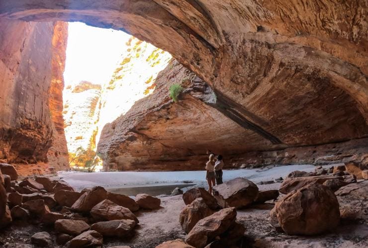 Cathedral Gorge, The Bungle Bungle range, Purnululu National Park, WA © Tourism Australia