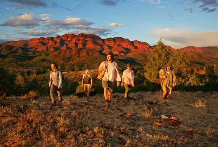 The Arkaba Walk, Ruger's Hill, Flinders Ranges, SA © Tourism Australia