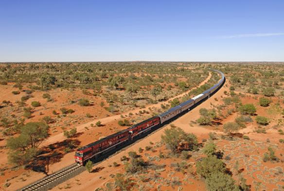 The Ghan, NT © Tourism NT/Steve Strike
