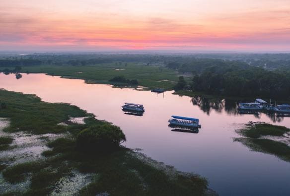 Yellow Water billabong, Kakadu National Park, Northern Territory © Tourism NT/Salty Wings
