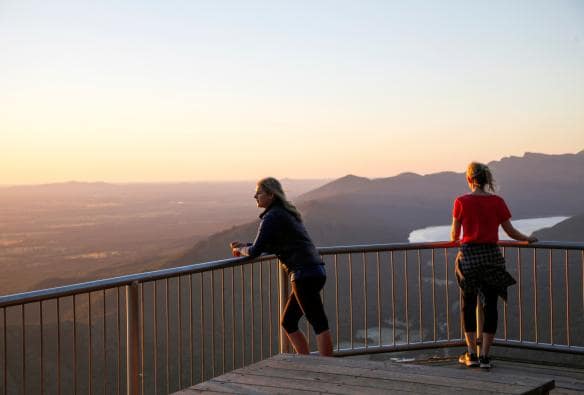 Boroka Lookout over Halls Gap, Grampians, Victoria © Visit Victoria