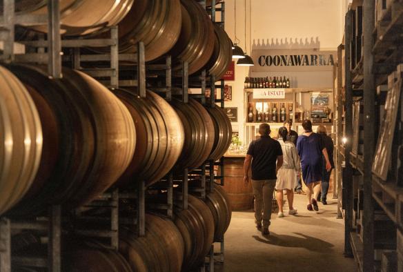 Wine tasting at Zema Estate, Limestone Coast, South Australia © Tourism Australia