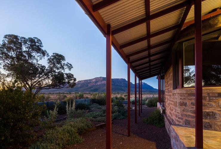 The homestead of Rawnsley Park Station and surrounding views across the rugged Flinders Ranges, South Australia © Rawnsley Park Station