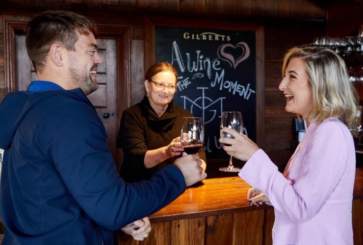 Wine tasting, Gilberts Wines, Western Australia © Susan McCabe t/as Busy Blue Bus Tours