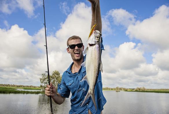 Fishing, Yellow Water, NT © Shaana McNaught