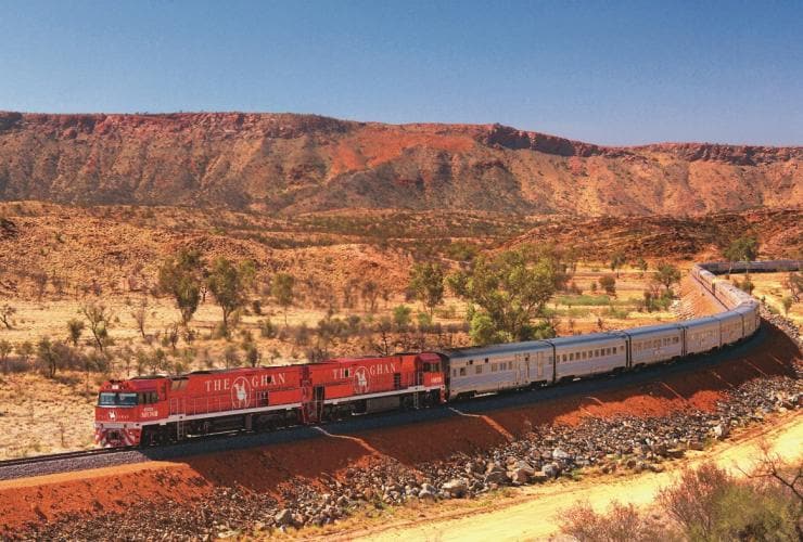 The Ghan, MacDonnell Ranges, Northern Territory © Great Southern Rail