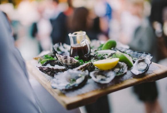 Oyster dish at qualia, Hamilton Island, QLD © Tourism Australia