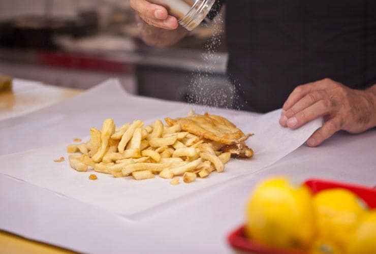 Fish and chips, South Australia South © Australian Tourism Commission