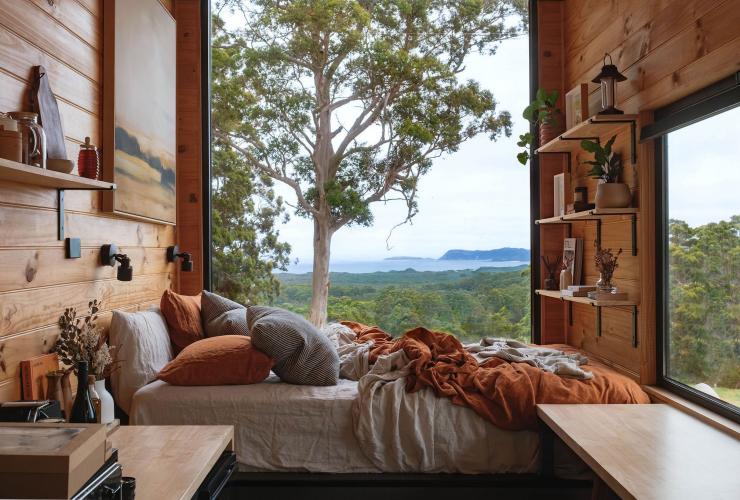 Bedroom, Heyscapes Cabin, Denmark, Western Australia © Rachel Claire
