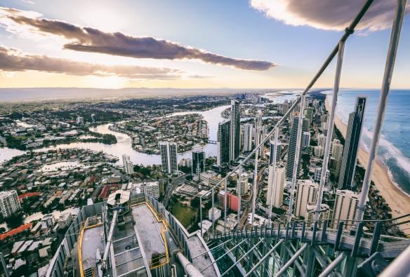 Skypoint Climb, Surfers Paradise, QLD © Matt Glastonbury/Tourism & Events Queensland