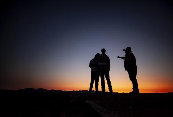 Sunset, Wilpena Pound Resort, Flinders Ranges, SA © Tourism Australia