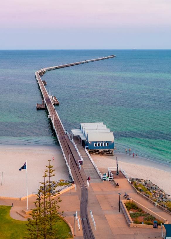 Busselton Jetty, Busselton, Australie Occidentale © Osprey Creative