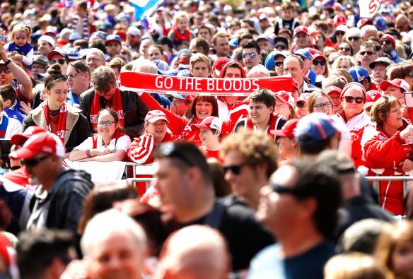 Parade de la grande finale de l'AFL, Melbourne, Victoria © AFL Media