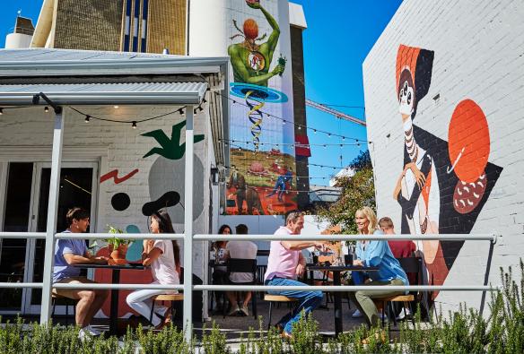 Café à Northbridge, Perth, Australie Occidentale © Tourism Western Australia