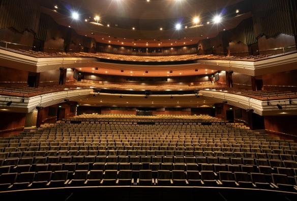 Une salle de spectacle vide au Queensland Performing Arts Centre, Brisbane, Queensland © Tourism Australia 
