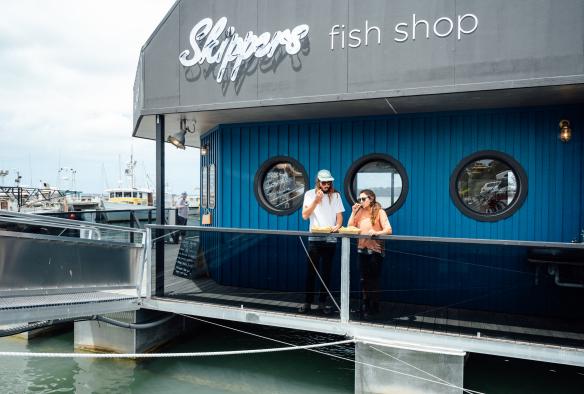 Skippers Fish Shop, St. Helens, Tasmanie © Flow Mountain Bike